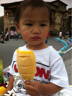 ディズニーシーにパパデート。
