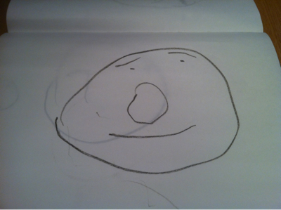 二歳半のお絵描き
