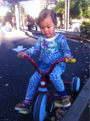 城北交通公園で。 城北交通公園で。