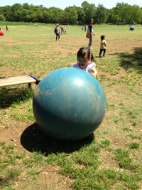 森林公園に遠足